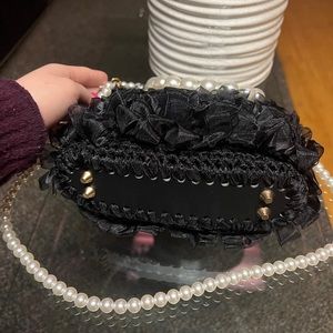 Beautiful faux pearls purse , 3 ways to wear it